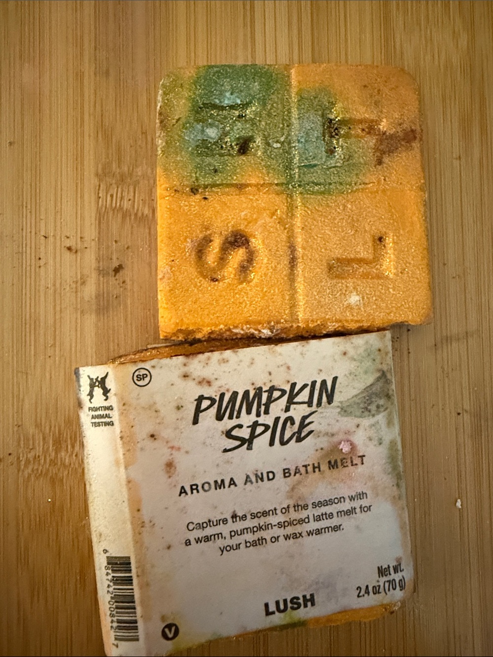 Lush Pumpkin Spice Aroma & Bath Melt